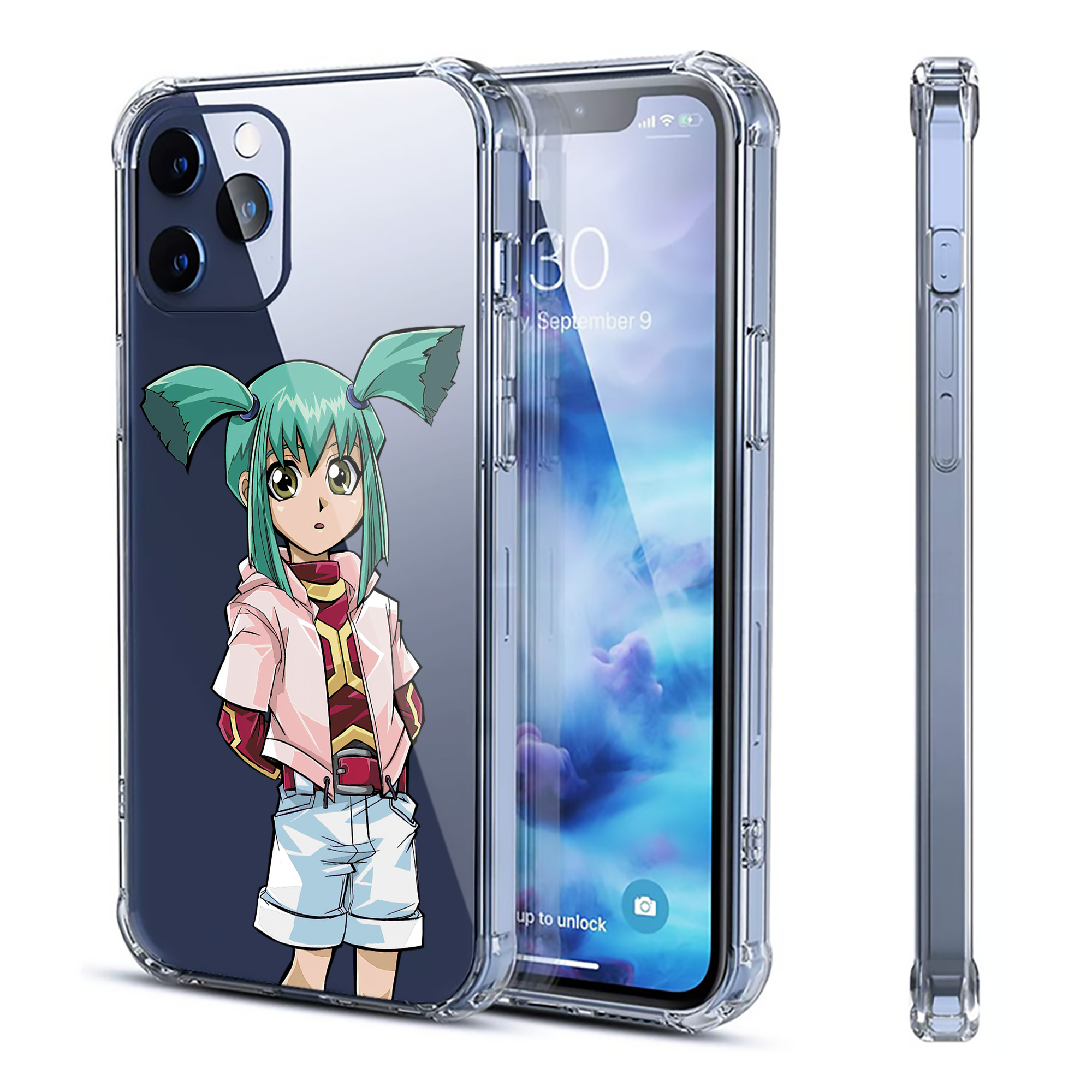 （画像用） 遊☆戯☆王 Yu-Gi-Oh! 【iPhone 12シリーズ対応】透明スマホケース（クリアソフトケース）